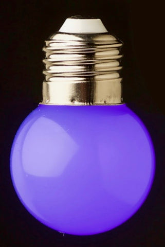Blue 24v G45 Colour 1watt SMD LED Polycarbonate bulb*