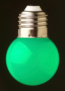 Green 24v G45 Colour 1watt SMD LED Polycarbonate bulb*