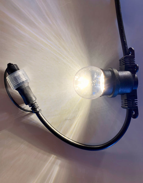 24V G45 Warm White 1watt SMD LED Polycarbonate bulb