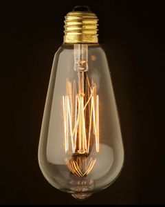 ST64 Squirrel Cage 40watt Filament E27