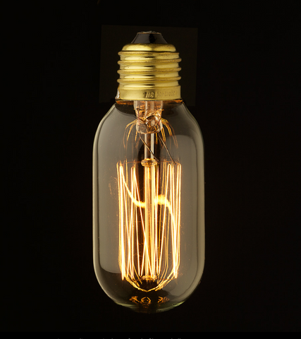 T45 Squirrel Cage 40watt Filament E27
